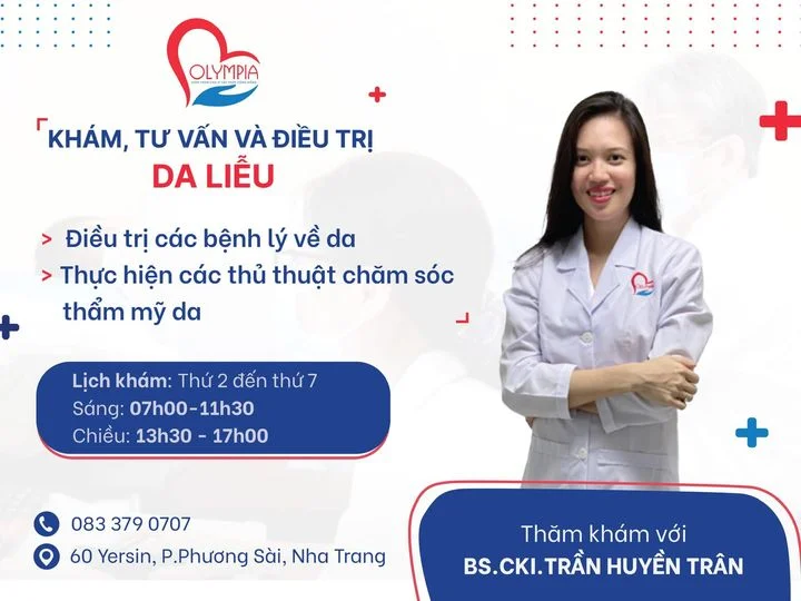 Bs Trần huyền trân- ck da liễu - olympia nha trang