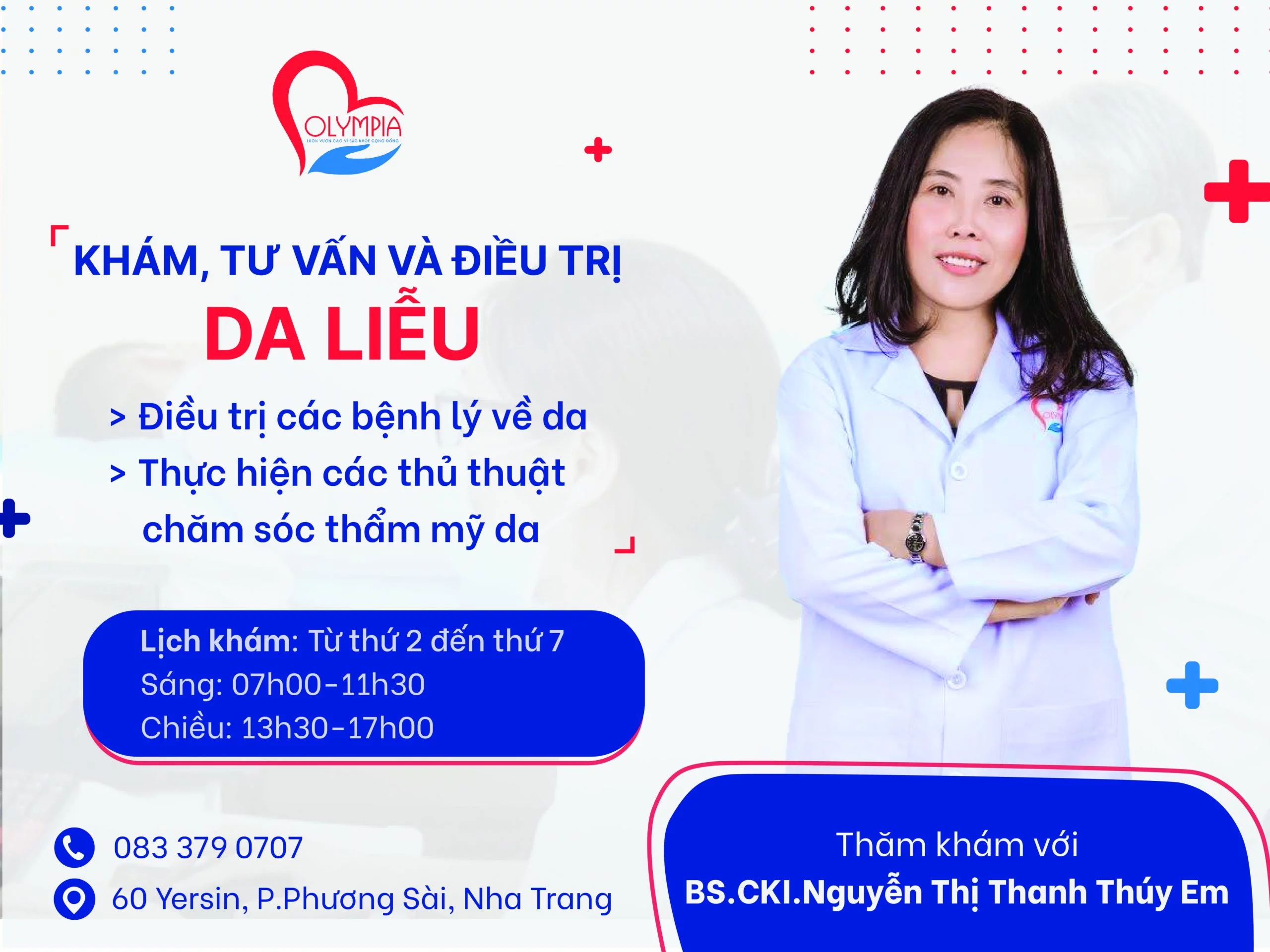 bs Nguyễn thị thanh thúy em - da liễu - olympia nha trang