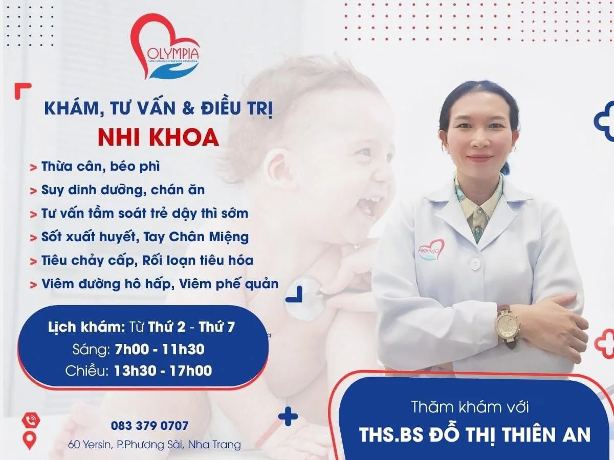 Bác sĩ nhi khoa Đỗ Thị Thiên An - olympia nha trang