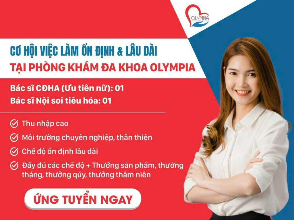 tuyển dụng tại phòng khám olympia nha trang