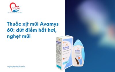 Thuốc xịt mũi Avamys 60: dứt điểm hắt hơi, nghẹt mũi