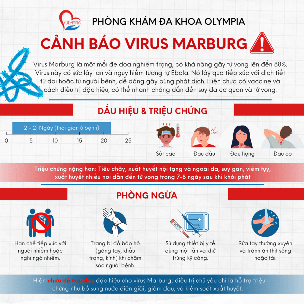 CẢNH BÁO VIRUS MARBURG - phòng khám đa khoa olympia