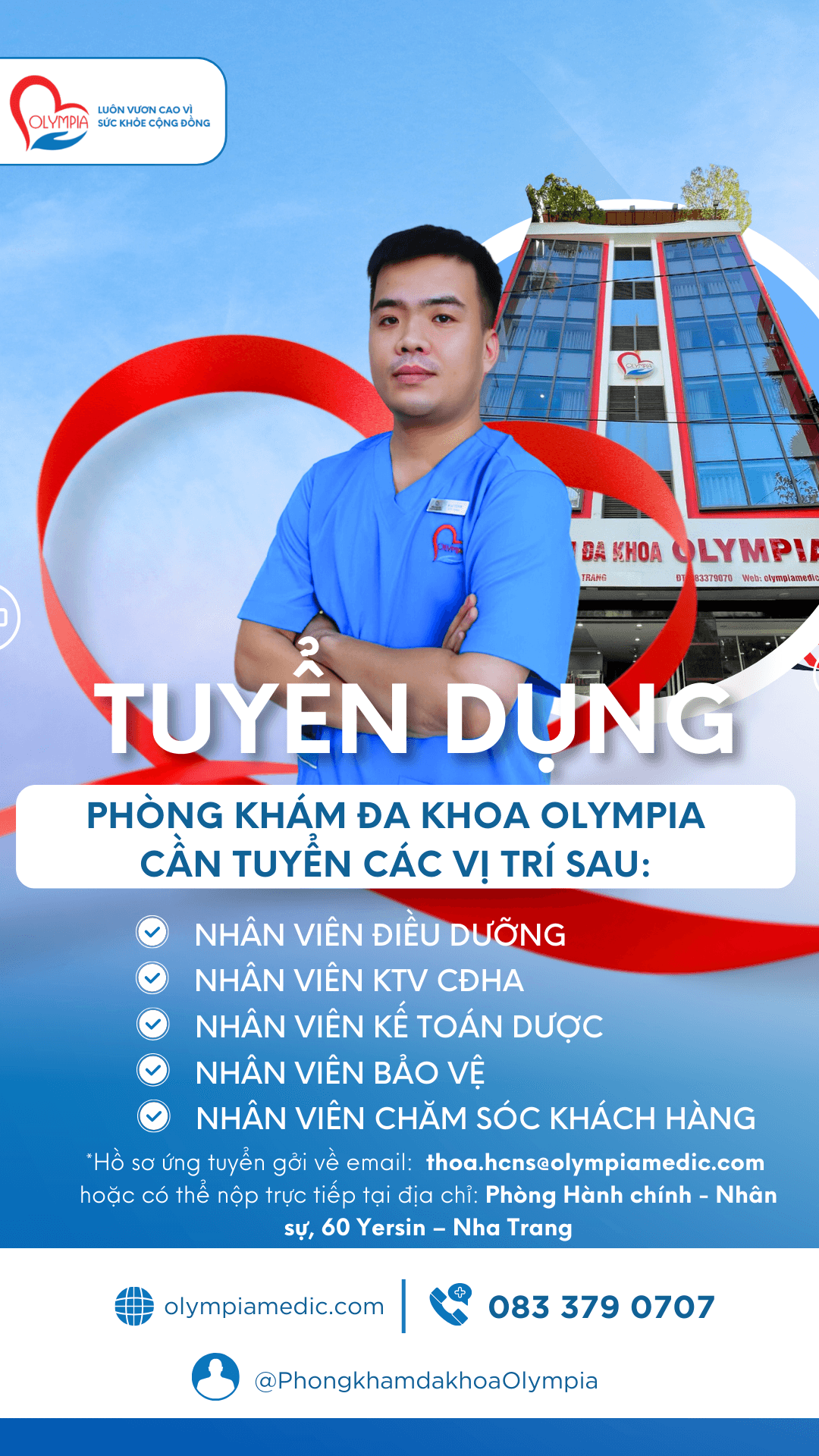 PHÒNG KHÁM - TUYỂN DỤNG CÁC VỊ TRÍ