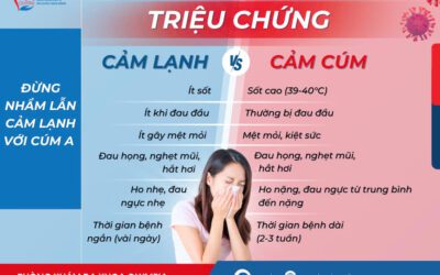 Phân Biệt Bệnh Cúm và Cảm Cúm Để Chủ Động Phòng Bệnh Diễn Tiến Nặng