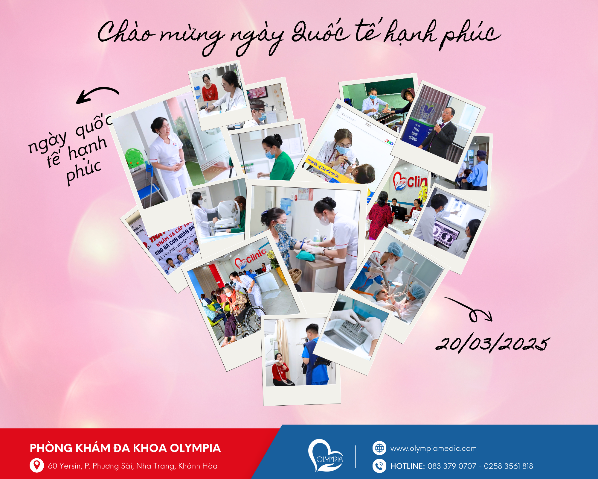 chào mừng ngày quốc tế hạnh phúc - phòng khám đa khoa olympia