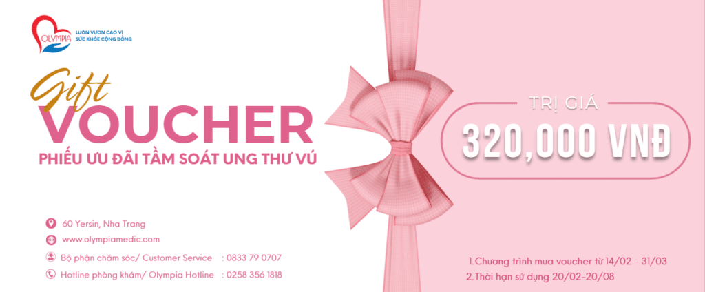 gift voucher - phiếu ưu đãi tầm soát ung thư vú