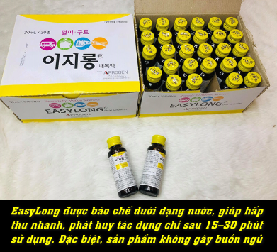 EasyLong được bào chế dưới dạng nước, giúp hấp thu nhanh