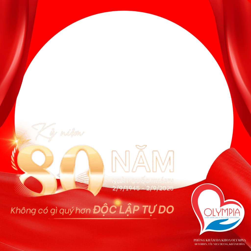 5 khung hình quốc khánh 80 năm độc lập - phòng khám đa khoa olympia