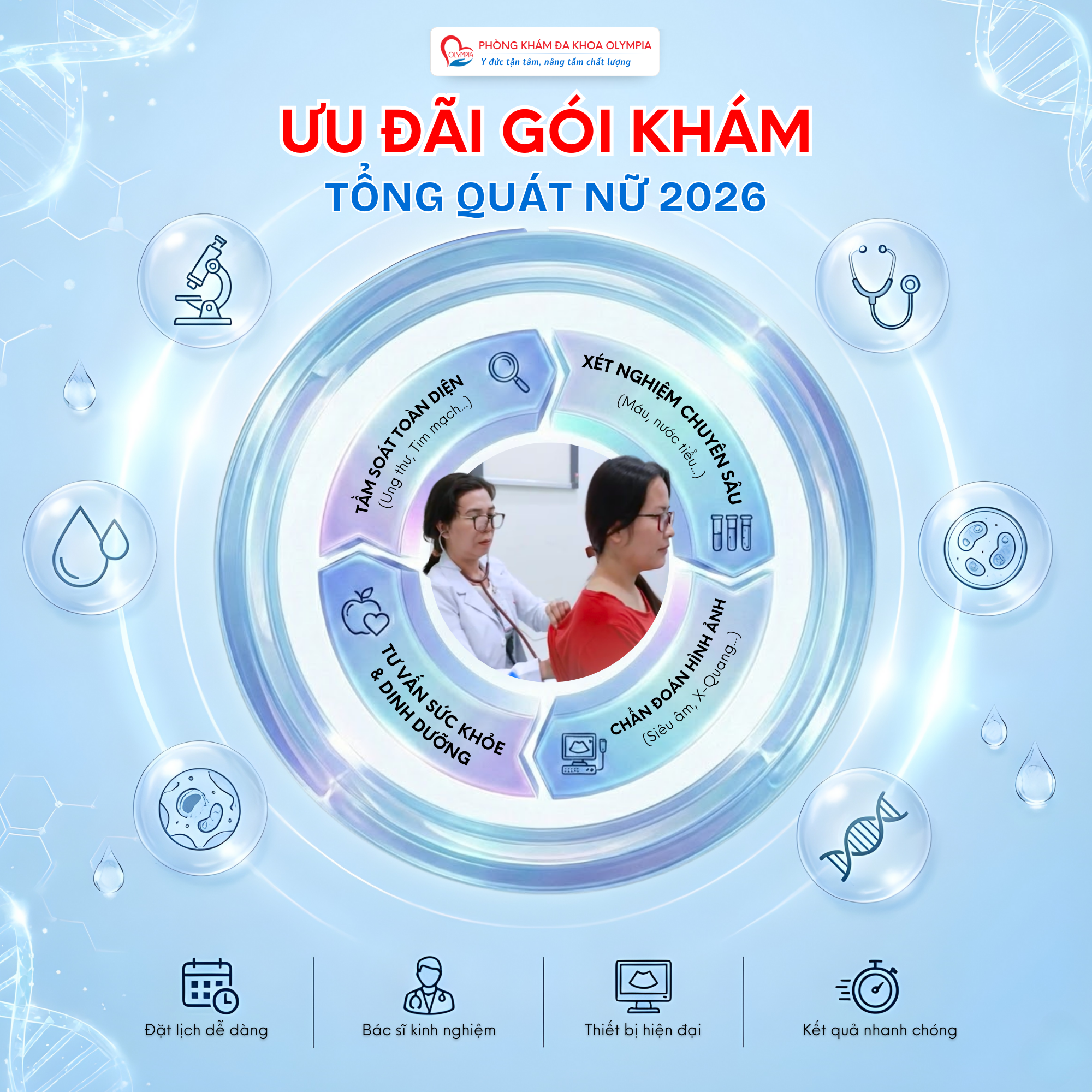 2 ƯU ĐÃI GÓI KHÁM tổng quát nữ 2026 – phòng khám đa khoa Olympia 2 ƯU ĐÃI GÓI KHÁM tổng quát nữ 2026 - phòng khám đa khoa Olympia