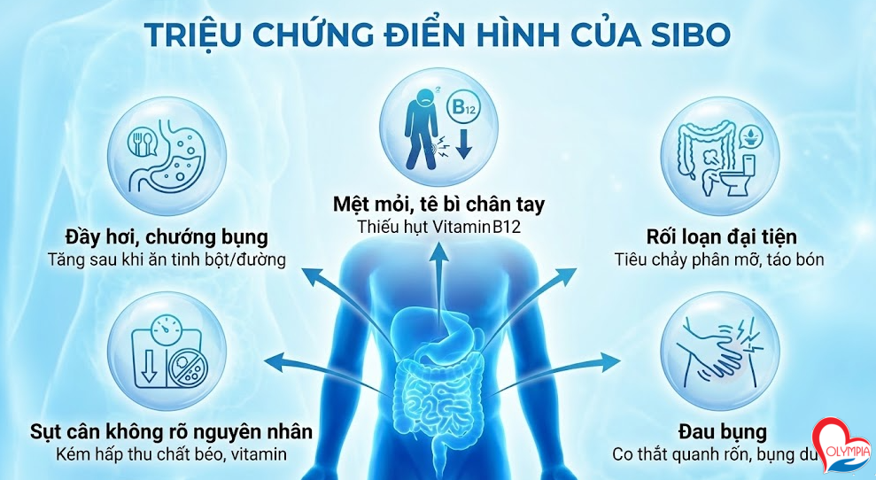 Bệnh SIBO là gì? Nguyên nhân, Triệu chứng và Cách điều trị mới nhất 2026