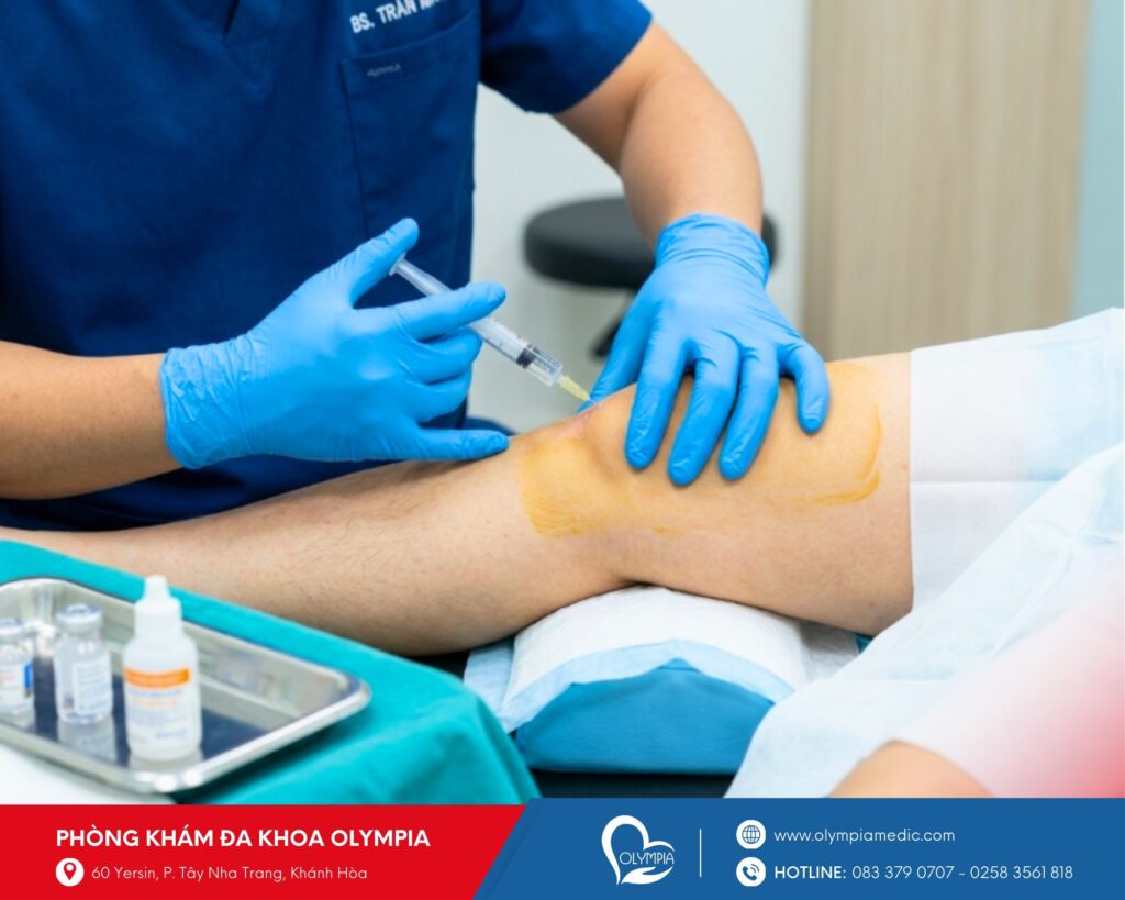 Thủ thuật tiêm khớp (01 khớp và 02 khớp) - tại phòng khám đa khoa Olympia - bác sĩ Nhật Huy - nha trang 2