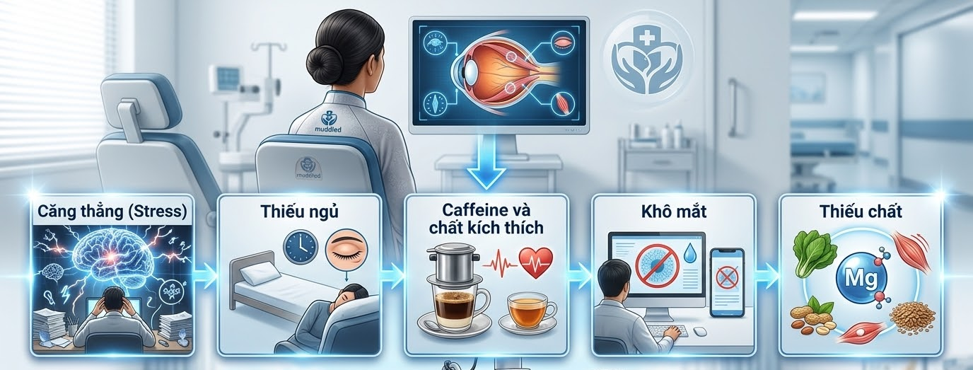 Góc nhìn Y khoa: Tại sao mắt bạn lại "biểu tình"?