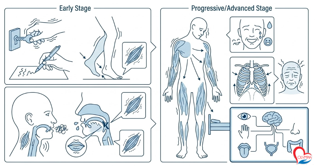 Triệu chứng của ALS