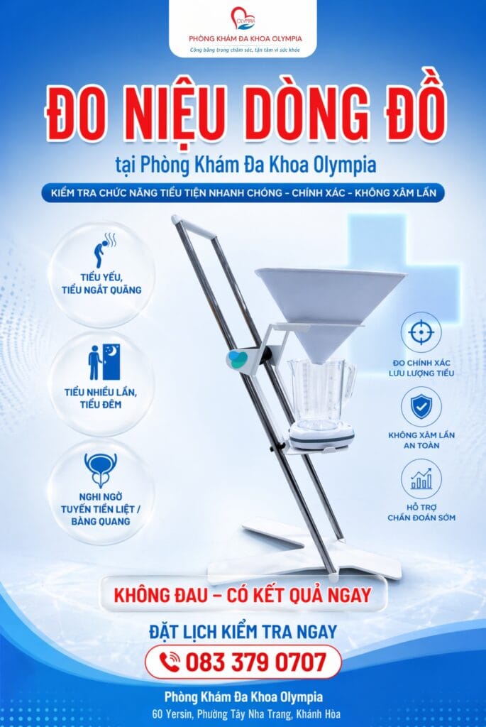 Đo niệu dòng đồ tại olympia nha trang