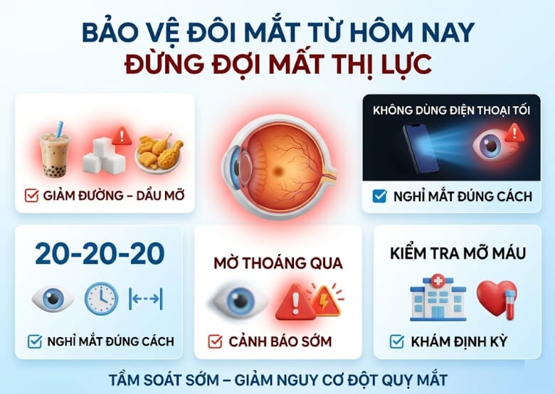 bảo vệ đội mắt từ hôm nay - đừng đợi mất thị lực