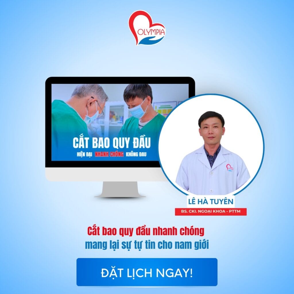 cắt bao quy đầu ở olympia nha trang