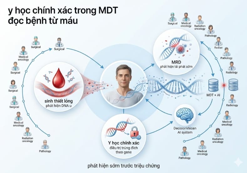 y học chính xác trong MDT - đọc bệnh từ máu
