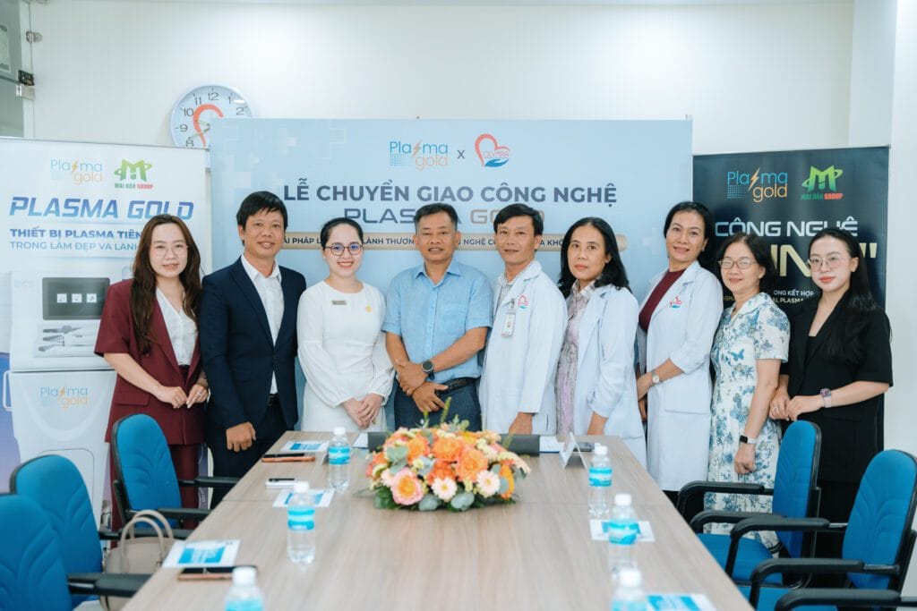 lễ chuyển giao công nghệ plasma gold - mai hân group và phòng khám đa khoa olympia