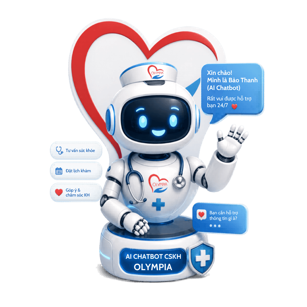 cskh bảo Thanh - AI chatbot hỗ trợ kiểm tra lịch khám của bác sĩ Olympia