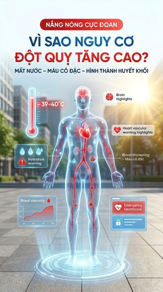 vì sao nguy cơ đột quỵ tăng cao