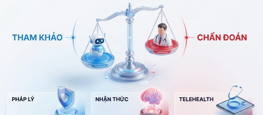 Vấn đề không phải AI sai hoàn toàn mà là người dùng đang hiểu sai vai trò của nó. AI chỉ nên để tham khảo chứ nhiều người lại coi như đơn thuốc chính thức thì rất dễ xảy ra hậu quả.