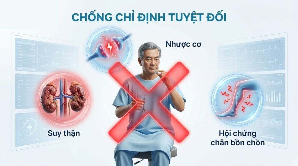 chống chỉ định tuyệt đối