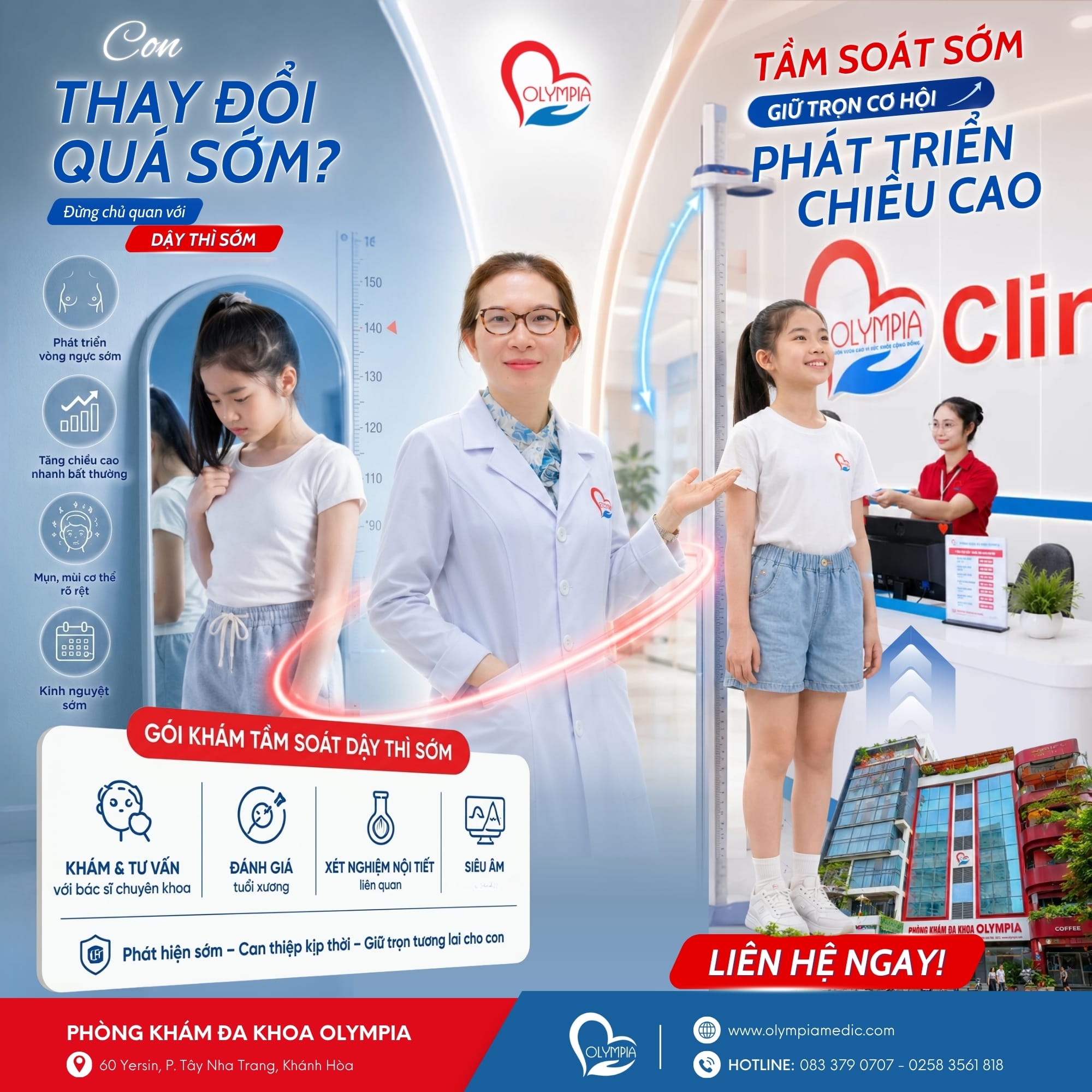 tầm soát sớm phát triển chiều cao - chiều cao cuối- olympia nha trang