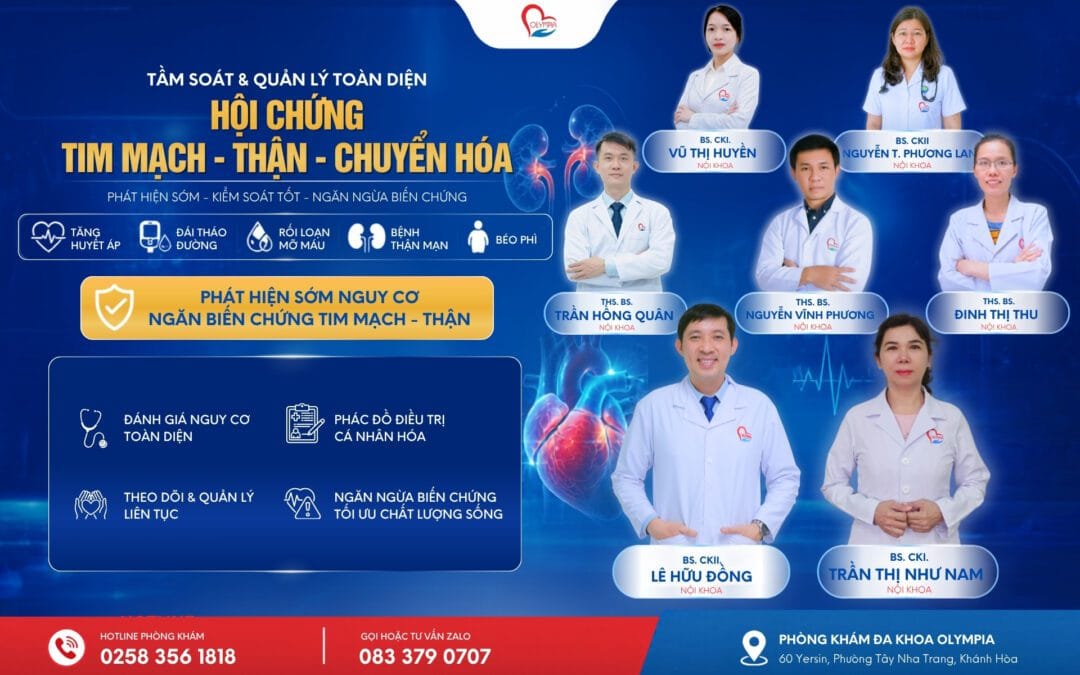 HỘI CHỨNG TIM MẠCH – THẬN – CHUYỂN HÓA – “VÒNG LẶP NGUY HIỂM” CẦN ĐƯỢC PHÁT HIỆN SỚM