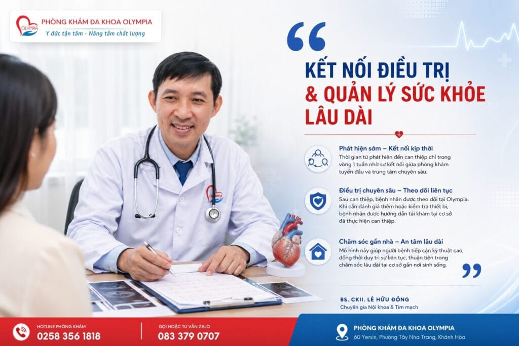 kết nối điều trị và quản lý sức khỏe lâu dài