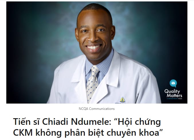 tiến sĩ Chiadi Ndumele