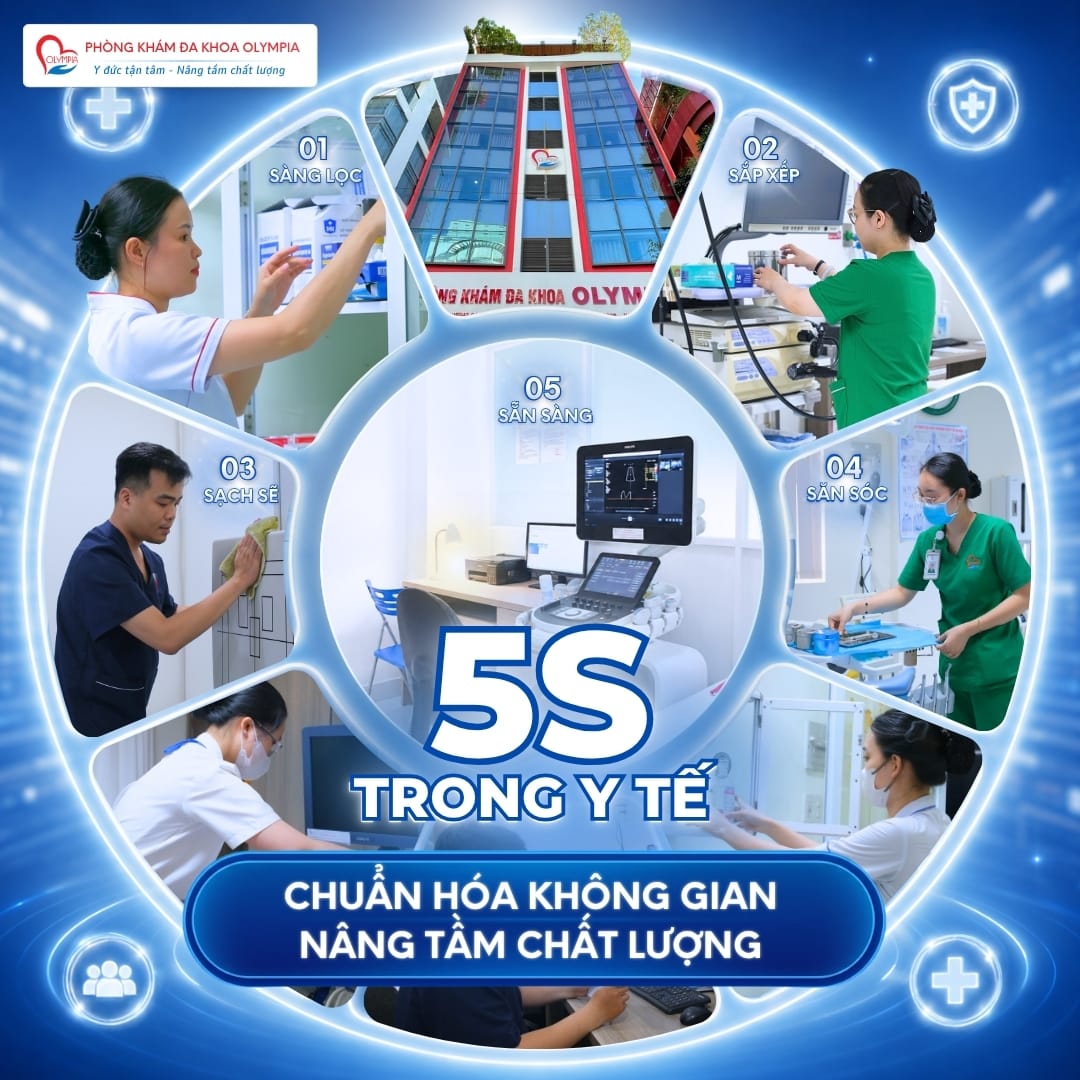5s trong y tế - phòng khám đa khoa olympia