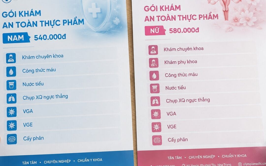 Hướng Dẫn Chi Tiết Gói Khám Sức Khỏe & Xét Nghiệm Truyền Nhiễm Cho Người Nấu Ăn Suất Ăn Công Nghiệp (Thẻ Xanh Y Tế)