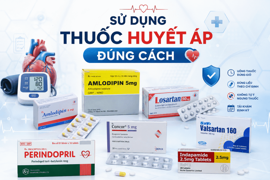 sử dụng thuốc huyết áp đúng cách 2 - olympia