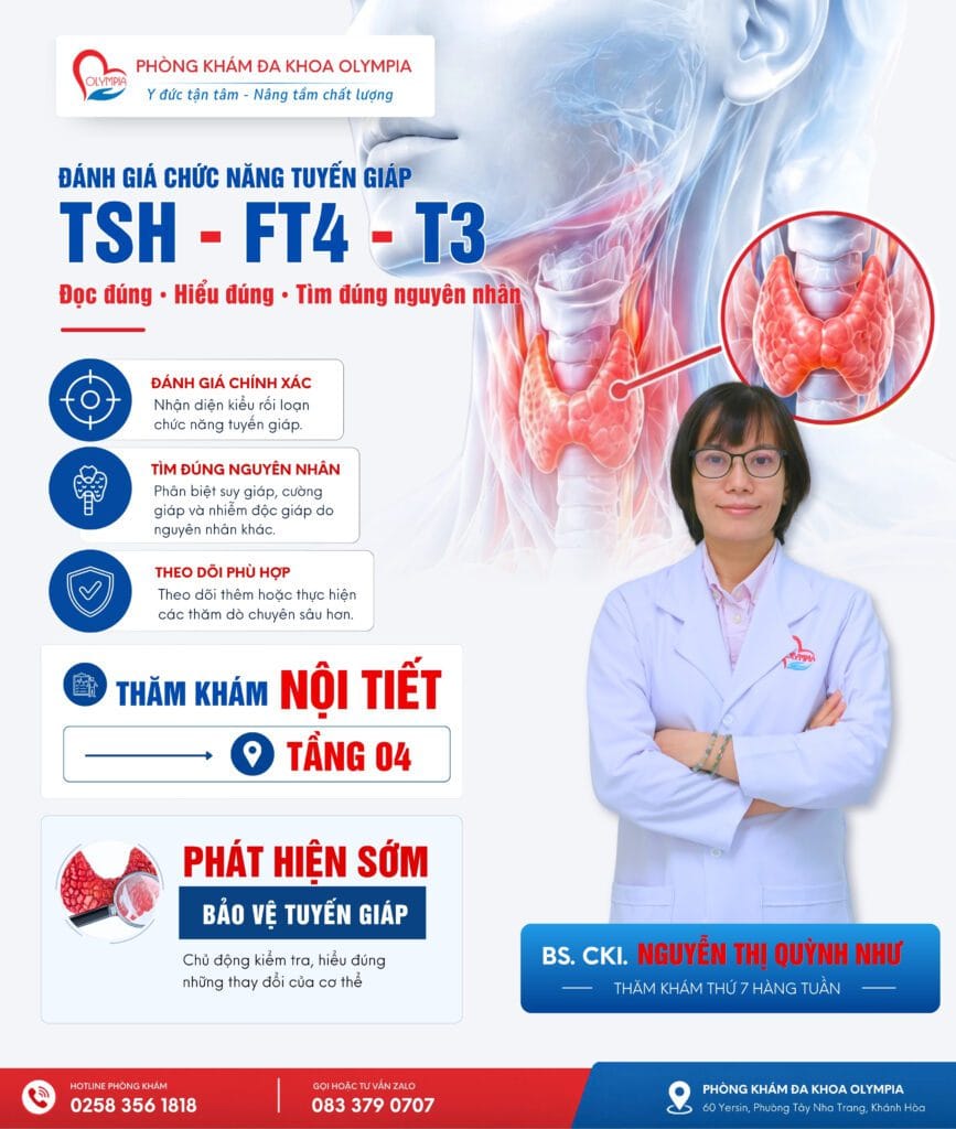 4 TSH - FT4 - T3