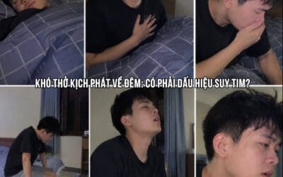 Khó thở kịch phát về đêm: Có phải dấu hiệu suy tim?