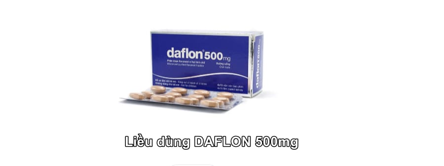 Lịch uống Daflon 500mg theo từng chỉ định: suy tĩnh mạch và trĩ cấp