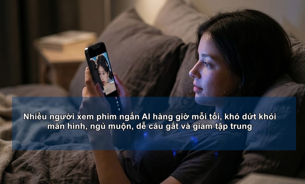“Chỉ xem vài phút” rồi ngủ lúc 2 giờ sáng: Vì sao PHIM NGẮN AI dễ khiến chúng ta khó dừng lại?