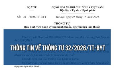 Thông tin về Thông tư 32/2026/TT-BYT