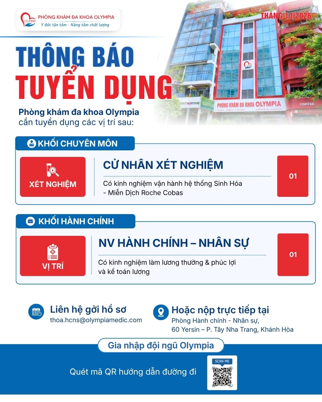 thông báo tuyển dụng -cử nhân xét nghiệm - hành chính nhân sự -olympia (5)
